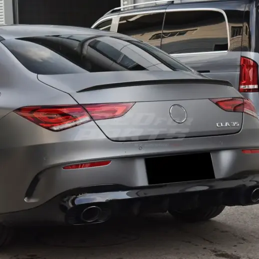 Rear Spoiler For Mercedes CLA Class C118 Standard & AMG Line & CLA35 AMG & CLA45 AMG Only – AMG Look, Gloss Black