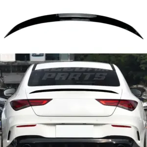 Rear Spoiler Voor Mercedes CLA C118 – Sport Look, Hoogglans Zwart