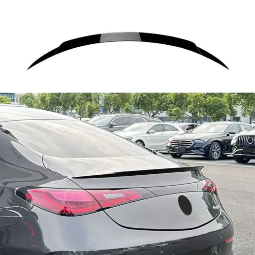 Rear Spoiler For Mercedes CLE Class C236 (2023-present) Standard & AMG Line & CLE53 AMG Only – Racing Look, Gloss Black