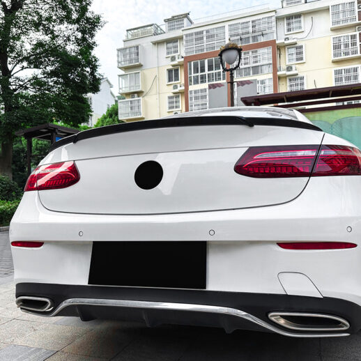 Rear Spoiler For Mercedes E Class C238 Standard & AMG Line & E53 AMG Only – Racing Look, Gloss Black