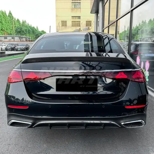 Rear Spoiler For Mercedes E Class S214/W214 AMG Line Only – AMG Look, Gloss Black