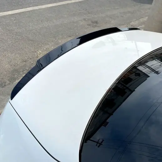 Rear Spoiler For Mercedes E Class W213 Standard & AMG Line & E43 AMG & E53 AMG & E63 AMG Only – Racing Look, Gloss Black
