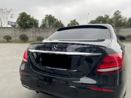 Rear Spoiler For Mercedes E Class W213 Standard & AMG Line & E63 AMG & E53 AMG & E43 AMG Only – AMG Look, Gloss Black