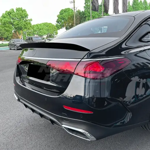 Rear Spoiler For Mercedes E Class W214 Standard & AMG Line & E53 AMG Only – E53 AMG Look, Gloss Black