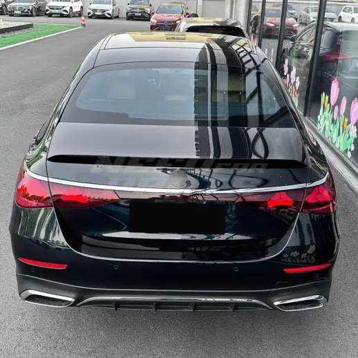 Rear Spoiler For Mercedes E Class W214 Standard & AMG Line & E53 AMG Only – E53 AMG Look, Gloss Black