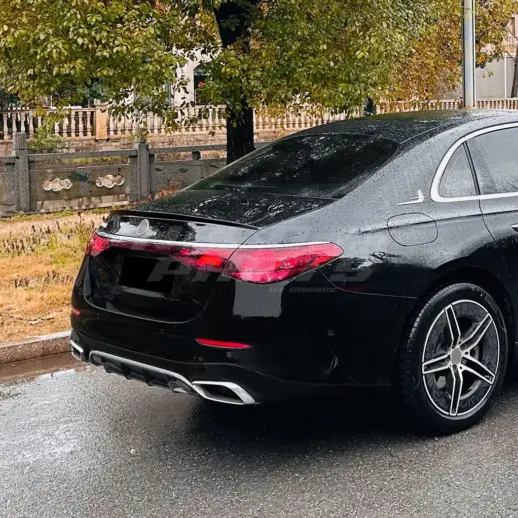 Rear Spoiler For Mercedes E Class W214 Standard & AMG Line & E53 AMG Only – Performance Look, Gloss Black