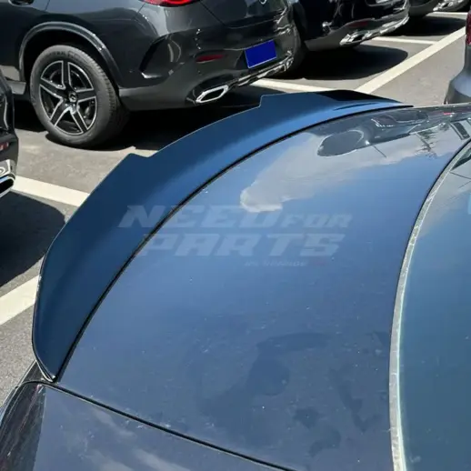 Rear Spoiler For Mercedes E Class W214 Standard & AMG Line & E53 AMG Only – Racing Look, Gloss Black