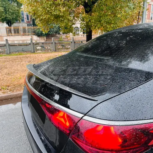 Rear Spoiler For Mercedes E Class W214 Standard & AMG Line & E53 AMG Only – Sport Look, Carbon Look