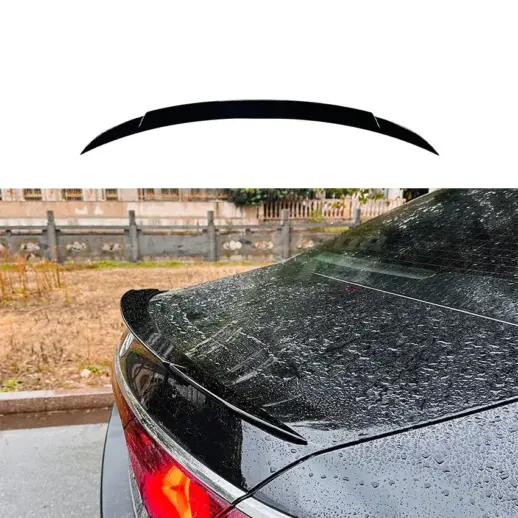 Rear Spoiler For Mercedes E Class W214 Standard & AMG Line & E53 AMG Only – Sport Look, Gloss Black
