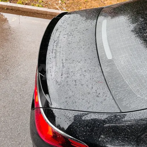 Rear Spoiler For Mercedes E Class W214 Standard & AMG Line & E53 AMG Only – Sport Look, Gloss Black