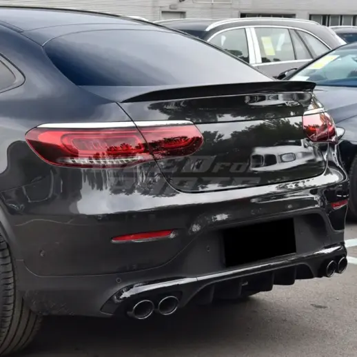 Rear Spoiler For Mercedes GLC Class C253 Standard & AMG Line & GLC43 AMG & GLC63 AMG Only – GLC63 S AMG Look, Gloss Black