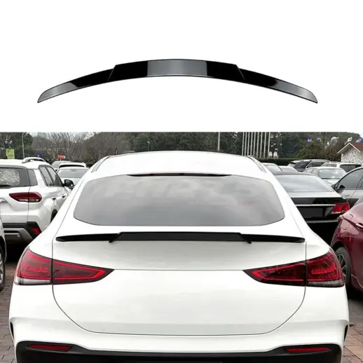 Rear Spoiler For Mercedes GLE Class C167 Standard & AMG Line & GLE53 AMG & GLE63 AMG Only – Racing Look, Gloss Black