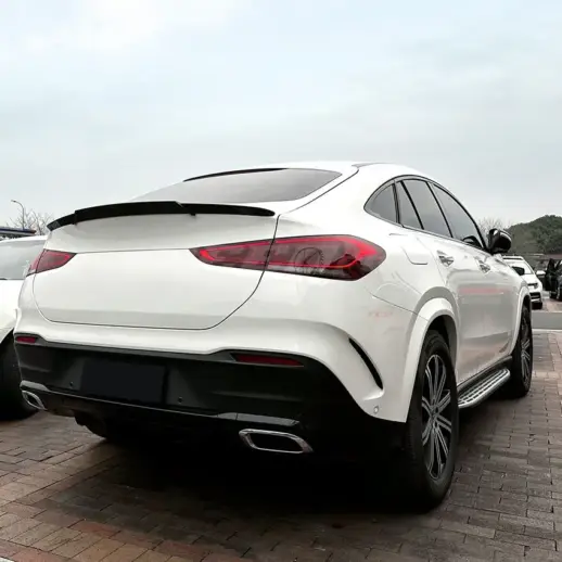 Rear Spoiler For Mercedes GLE Class C167 Standard & AMG Line & GLE53 AMG & GLE63 AMG Only – Racing Look, Gloss Black