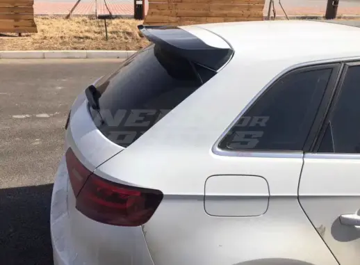 Roof Spoiler For Audi A3/A3 S Line/S3/RS3 8V (Hatchback & Sportback) – Racing Look, Gloss Black