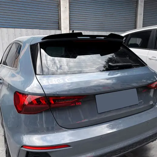 Roof Spoiler For Audi A3/A3 S Line/S3/RS3 8Y (Allstreet & Sportback) – Racing Look, Gloss Black