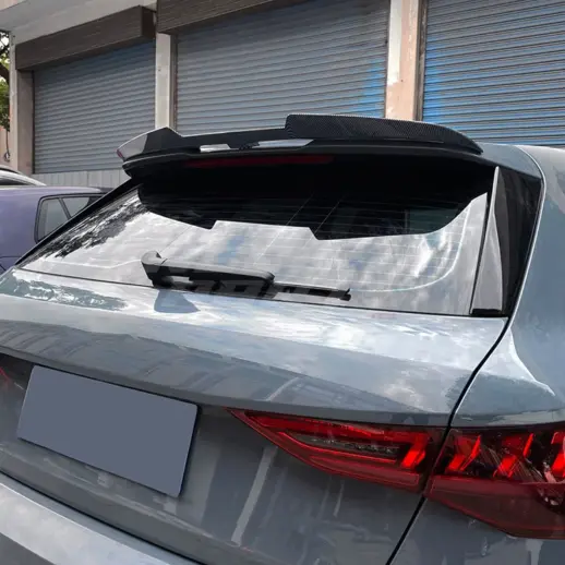 Roof Spoiler For Audi A3/A3 S Line/S3/RS3 8Y (Allstreet & Sportback) – Racing Look, Gloss Black