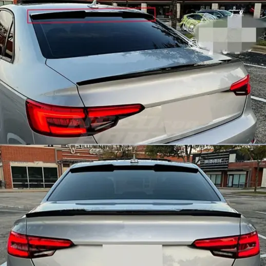 Roof Spoiler For Audi A4/A4 S Line/S4 B9 (Sedan) – Sport Look, Gloss Black