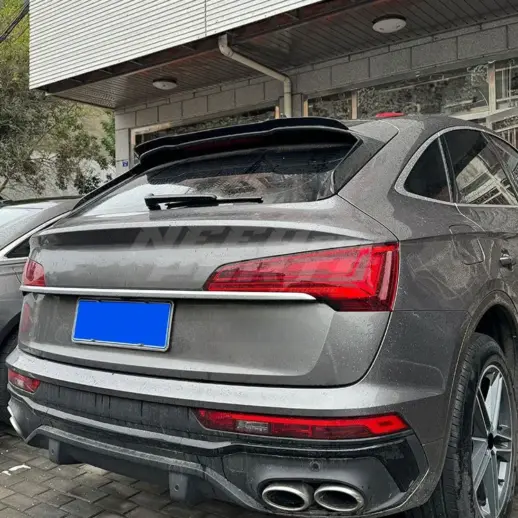 Roof Spoiler For Audi Q5/Q5 S Line/SQ5 FY (Sportback) (2020-present) Facelift – Sport Look, Gloss Black