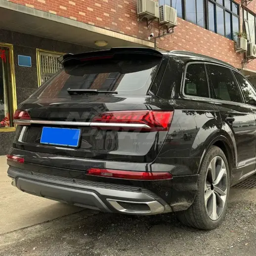 Roof Spoiler For Audi Q7 S Line/SQ7 4M (SUV) – Sport Look, Gloss Black