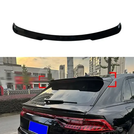 Roof Spoiler For Audi Q8/Q8 S Line/SQ8 4M (SUV) – Sport Look, Gloss Black