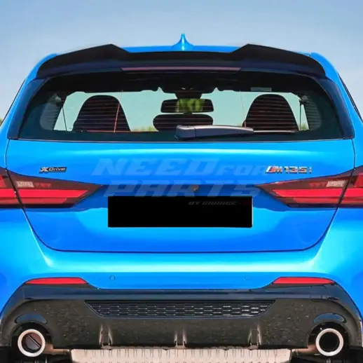 Roof Spoiler For BMW 1 Series F40 (2019-2024) M Sport & M135i Only – M Performance Look, Gloss Black