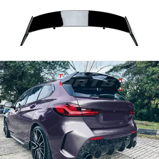 Roof Spoiler For BMW 1 Series F40 (2019-2024) M Sport & M135i Only – M135i Look, Gloss Black