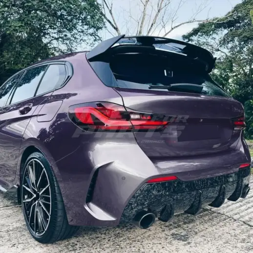Roof Spoiler For BMW 1 Series F40 (2019-2024) M Sport & M135i Only – M135i Look, Gloss Black