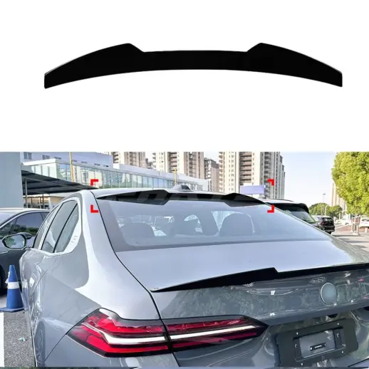 Roof Spoiler For BMW 5 Series G60 (2023-present) Standard & M Sport & i5 M60 Only – M Performance Look, Gloss Black