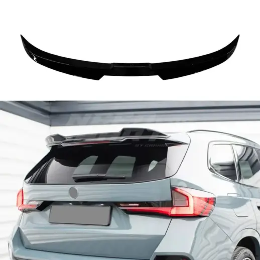 Roof Spoiler For BMW X1 U11 (2022-present) Standard & M Sport Only – M Performance Look, Gloss Black