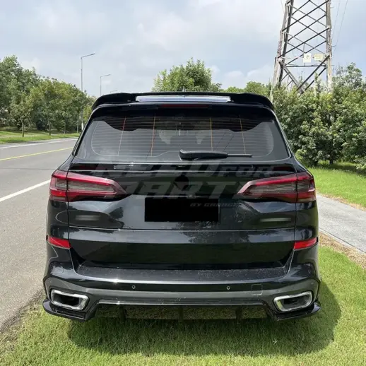 Roof Spoiler For BMW X5 G05 Standard & M Sport & M60i & M50i & M50d Only – M Performance Look, Gloss Black