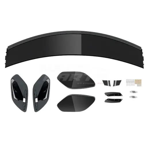 Roof Spoiler For Mercedes A Class W176 Standard & AMG Line & A45 AMG Only – A45 AMG Look, Gloss Black
