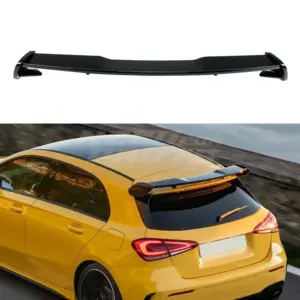 Roof Spoiler Voor Mercedes A Class W177 – AMG Look, Hoogglans Zwart