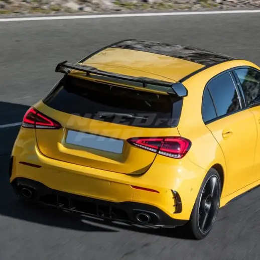 Roof Spoiler For Mercedes A Class W177 Standard & AMG Line & A45 AMG & A35 AMG Only – AMG Look, Gloss Black