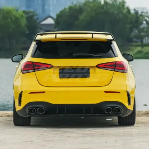 Roof Spoiler For Mercedes A Class W177 Standard & AMG Line & A45 AMG & A35 AMG Only – AMG Look, Gloss Black