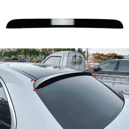 Roof Spoiler For Mercedes C Class W205 Standard & AMG Line & C43 AMG & C450 AMG & C63 AMG Only – AMG Look, Gloss Black