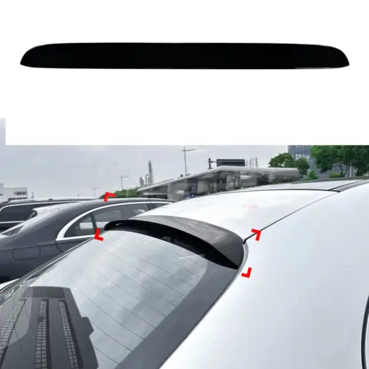 Roof Spoiler For Mercedes C Class W206 Standard & AMG Line & C43 AMG & C63 AMG Only – AMG Look, Gloss Black