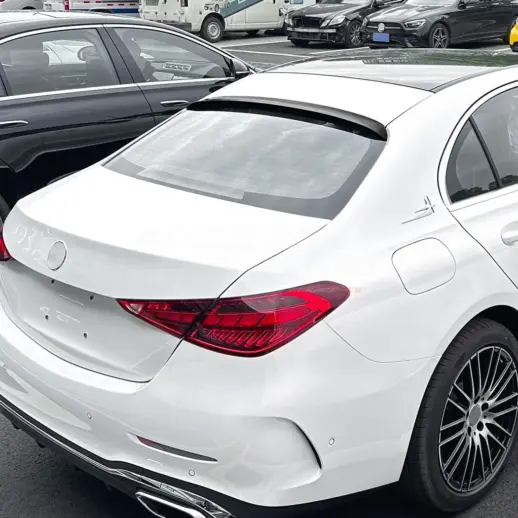 Roof Spoiler For Mercedes C Class W206 Standard & AMG Line & C43 AMG & C63 AMG Only – AMG Look, Gloss Black