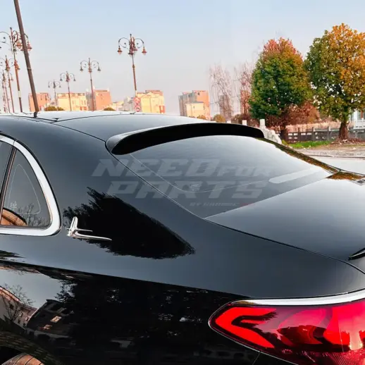 Roof Spoiler For Mercedes E Class W214 Standard & AMG Line & E53 AMG Only – AMG Look, Gloss Black