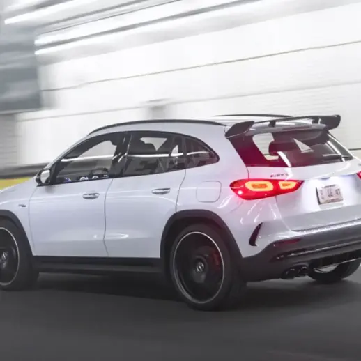 Roof Spoiler For Mercedes GLA Class H247 Standard & AMG Line & GLA35 AMG & GLA45 AMG Only – GLA45 AMG Look, Gloss Black