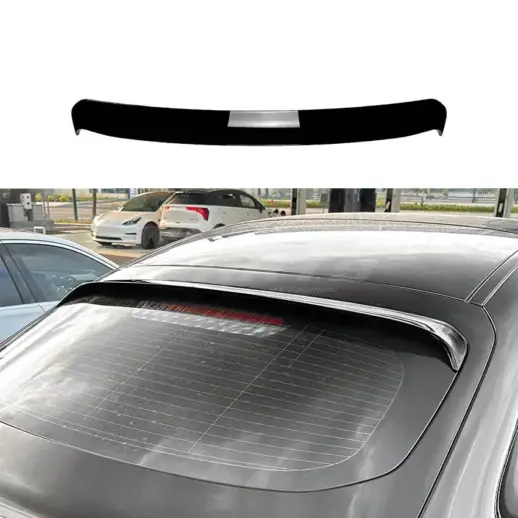 Roof Spoiler For Mercedes GLC Class C254 (2023-present) Standard & AMG Line & GLC43 AMG & GLC63 AMG Only – Sport Look, Gloss Black