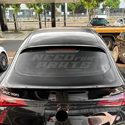 Roof Spoiler For Mercedes GLC Class C254 (2023-present) Standard & AMG Line & GLC43 AMG & GLC63 AMG Only – Sport Look, Gloss Black