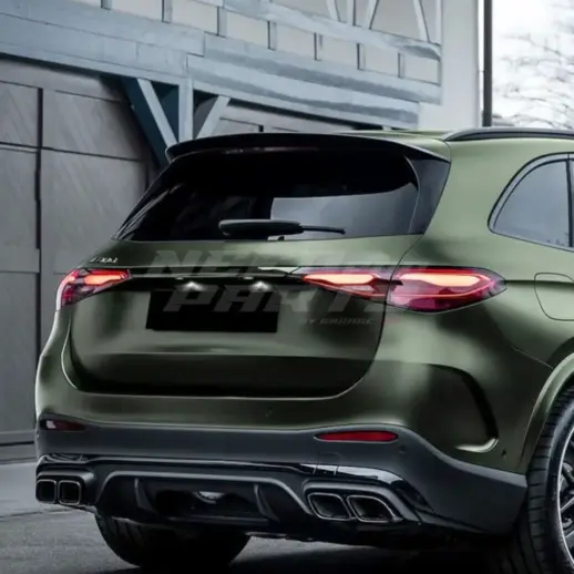 Roof Spoiler For Mercedes GLC Class X254 Standard & AMG Line & GLC43 AMG & GLC63 AMG Only – AMG Look, Gloss Black