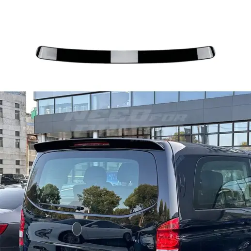 Roof Spoiler For Mercedes Vito Class W447 Standard & AMG Line Only – Sport Look, Gloss Black