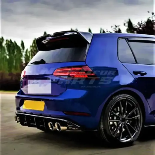 Roof Spoiler For Volkswagen Golf 7/7.5 (Hatchback) Standard & R Line & GTD & GTE & GTI & R Only – Oettinger Look, Gloss Black