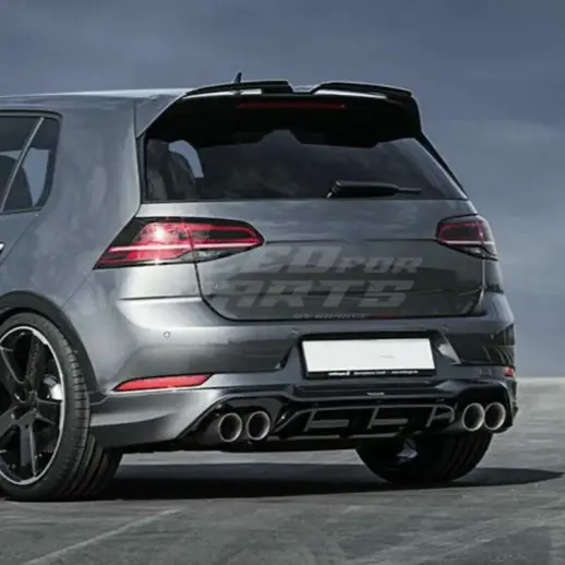 Roof Spoiler For Volkswagen Golf 7/7.5 (Hatchback) Standard & R Line & GTD & GTE & GTI & R Only – Oettinger Look, Gloss Black