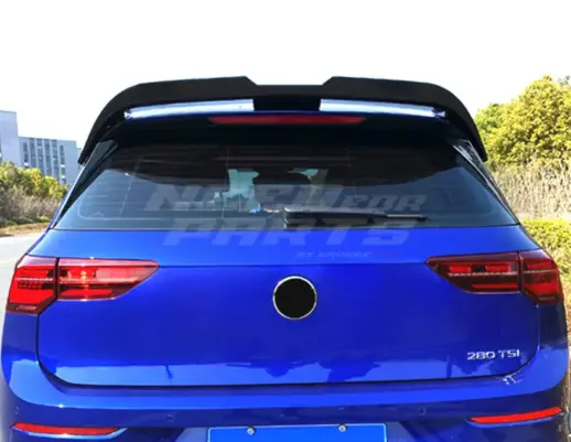 Roof Spoiler For Volkswagen Golf 7/7.5 (Hatchback) Standard & R Line & GTD & GTE & GTI & R Only – Sport Look, Gloss Black