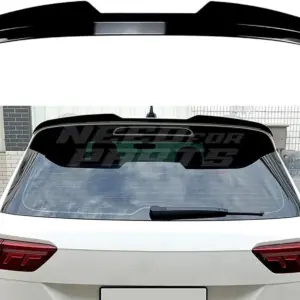 Roof Spoiler Voor Volkswagen Tiguan 2 (SUV) Standard – Sport Look, Hoogglans Zwart