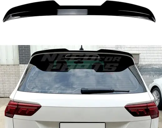 Roof Spoiler For Volkswagen Tiguan 2 (SUV) Standard Only – Sport Look, Gloss Black
