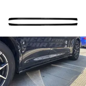 Side Skirts Voor BMW X3 G01 Pre-LCI M Sport & M40i & M40d – M Performance Look, Hoogglans Zwart