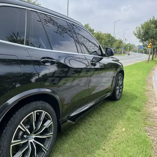 Side Skirts For BMW X5 G05 Pre-LCI M Sport & M50i & M50d Only – M Performance Look, Gloss Black
